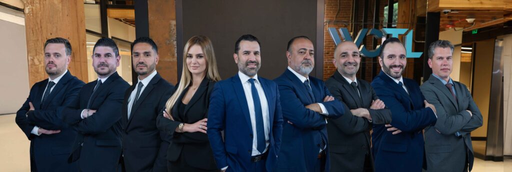 A row of WCTL attorneys. 